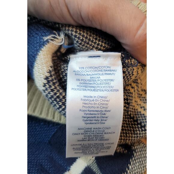 Chaps- Women's Aztec Southwest Print Sweater- Size Medium - Picture 8 of 8